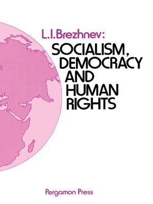 cover image of Socialism, Democracy and Human Rights
